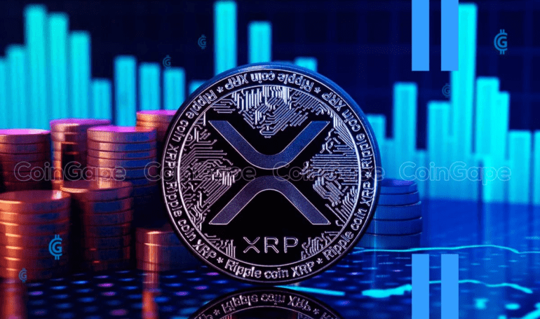 A picture showing Ripple XRP Logo with a price chart