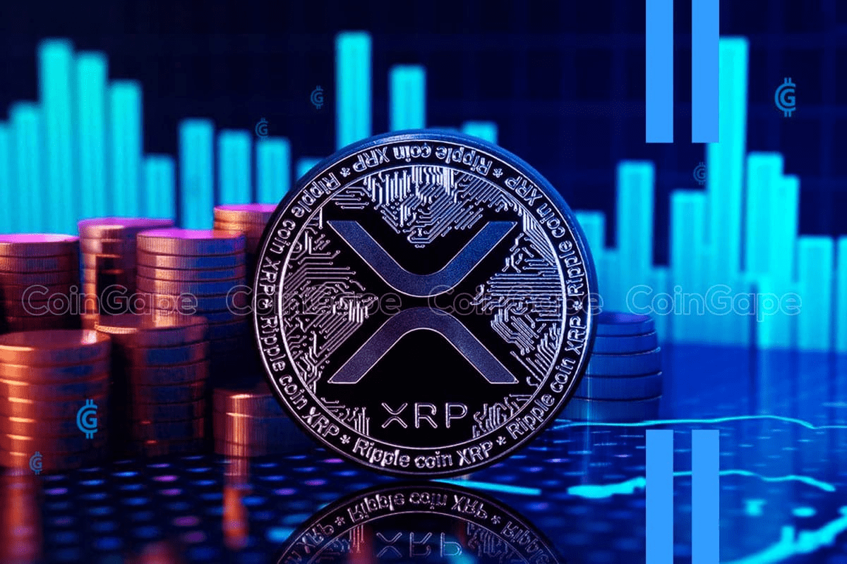 A picture showing Ripple XRP Logo with a price chart